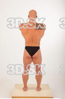 Whole body modeling swim suit photo reference of Sebastian 0040